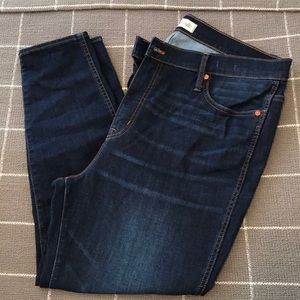NWOT madewell 10” high rise skinny W 34P
